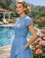 GRACE KELLY #35 COLORIZED PHOTO 11 X 8.5 SHIPS FREE
