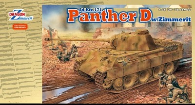 Dragon SD KFZ 171 PANTHER D W/ZIMM.KIT 1:35