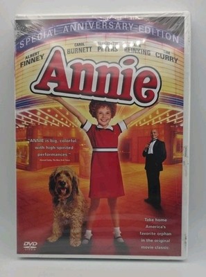 Annie DVD 1982 Special Anniversary Edition John Huston Carol Burnett New, Sealed