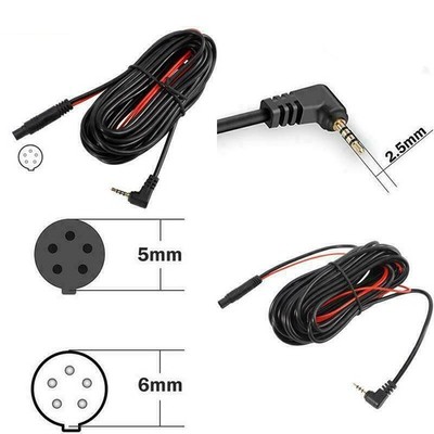 Reverse Camera 2.5mm AV DVR 5Pin Universal Car Monitor Mirror