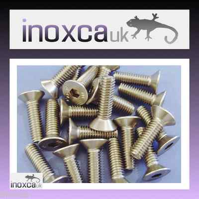 M6 x 20 mm SENKKOPFSCHRAUBEN INNENSECHSKANT CSK EDELSTAHL A2