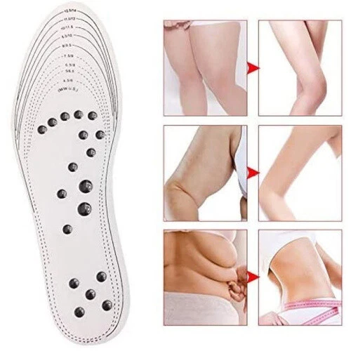 Magnetfeld therapie Massage Einlegesohlen Fuß Akupressur Schuh Schlankheit*Einle - Bild 12 von 16