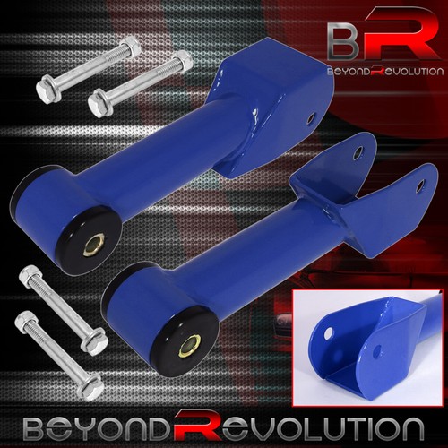 1979-2004 Ford Mustang Upper/Lower Rear Camber Control Arm Blue Set - Picture 2 of 6