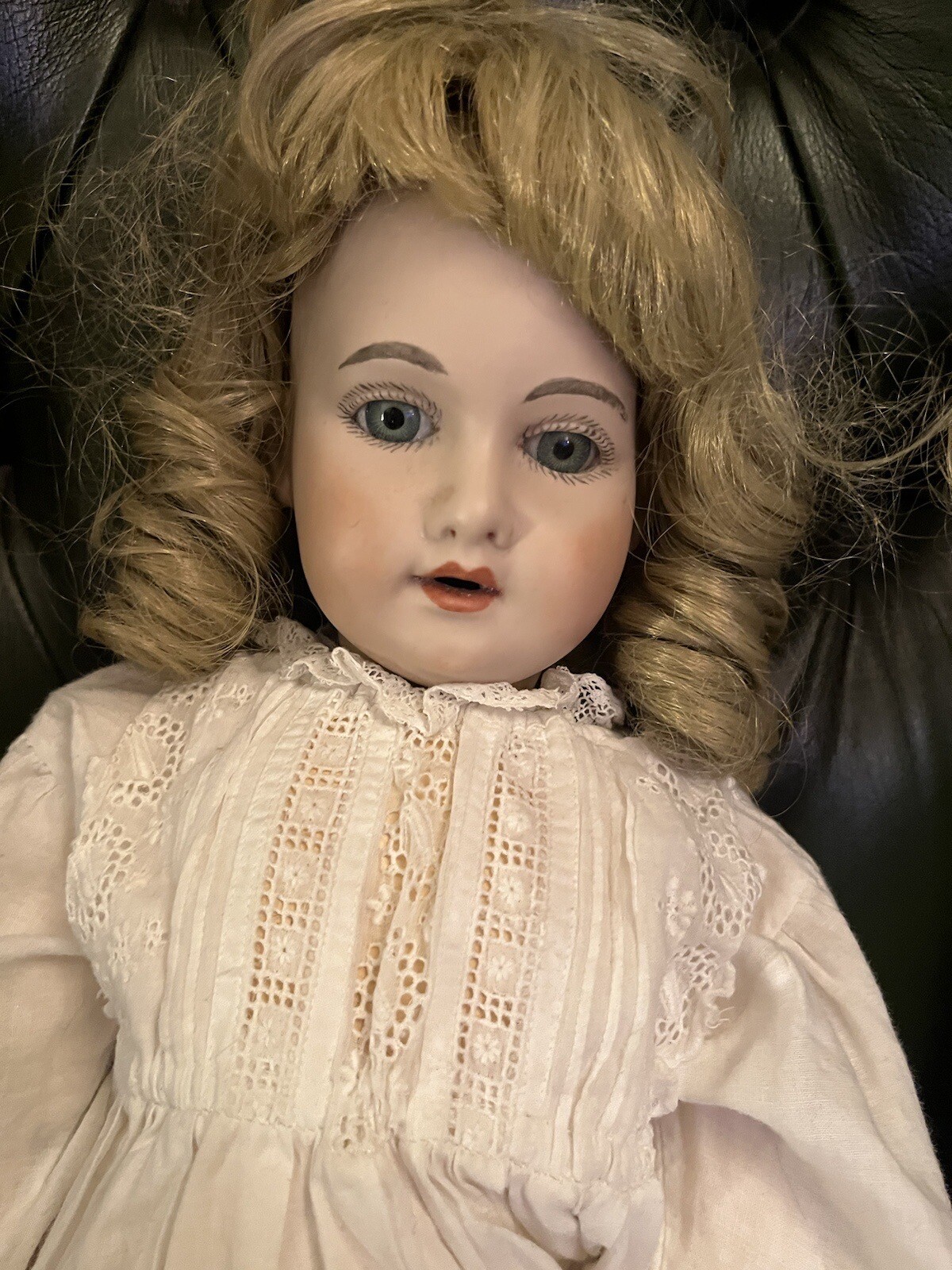 Unusual Doll Attic Find Dolls Head Dated 1894 Antique Old eBay