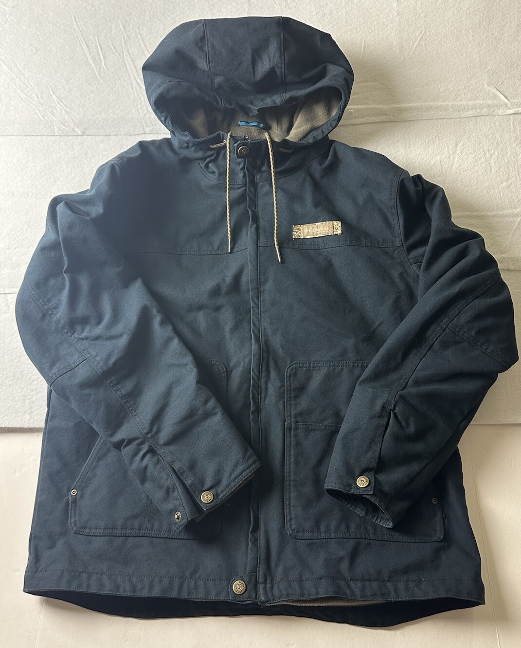 COLUMBIA PHG ROUGH TAIL HOODED MENS WORK HUNTING JACKET  LARGE PERFORMANCE GEAR