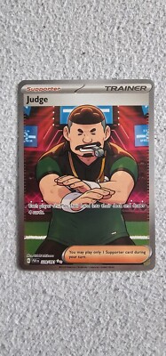 Judge Full Art (228/091) Paldean Fates -  English Near Mint / Pokémon Karten