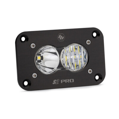 Baja Designs 481003 Black Flush Mount S2 Pro Driving/Combo Beam LED Light