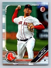 Bryan Mata 2019 Bowman Prospects #BP-140 Boston Red Sox