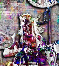 FOO FIGHTERS TAYLOR HAWKINS 16x20in Poster Taylor Hawkins Pop Art 3 Free Ship US