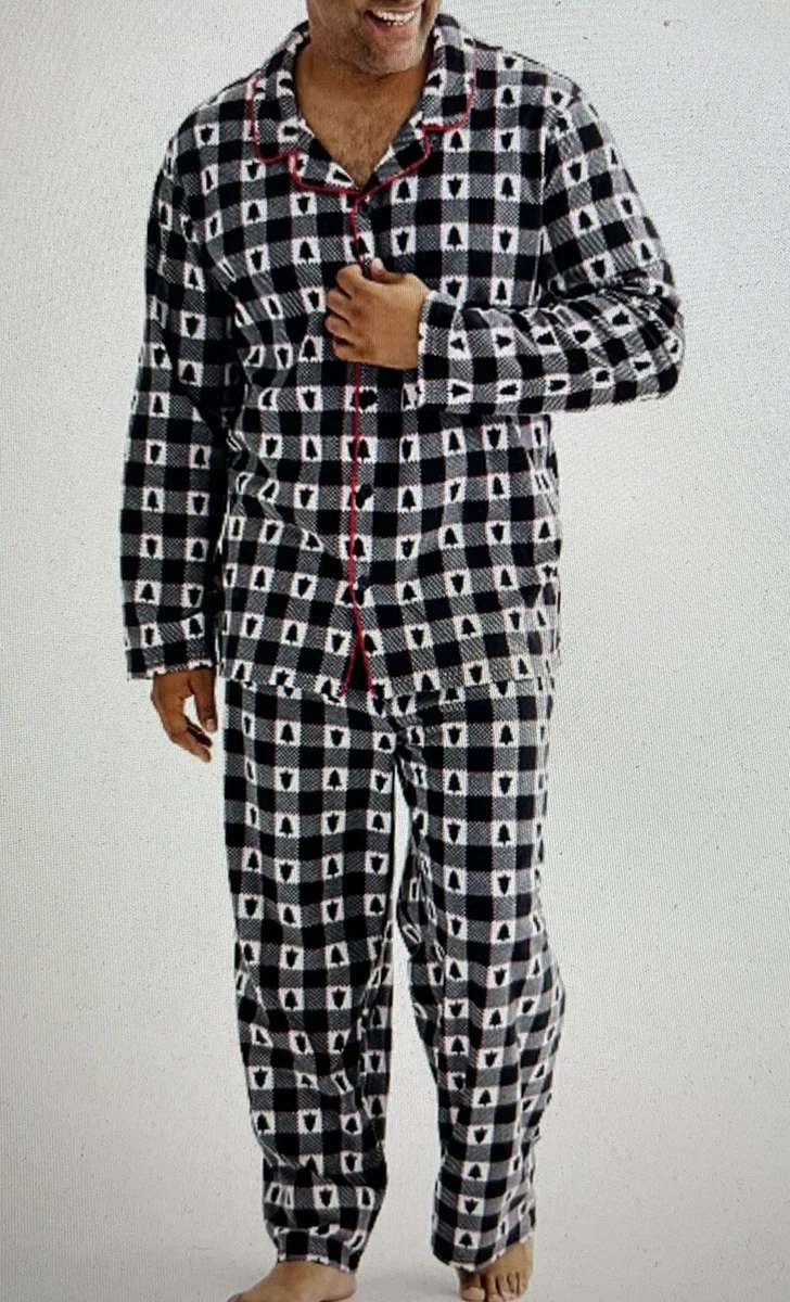 Conjunto De Pijama Para Hombre: Pijama De Manga Larga A Rayas