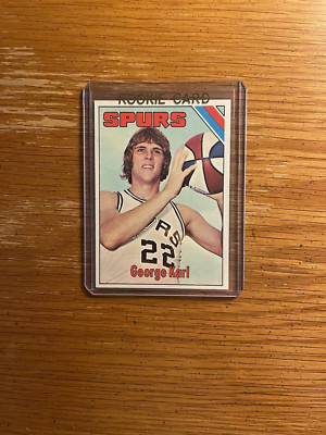 George Karl Spurs 1975-76 Topps Rookie #303 ABA EX or Better BV$20.00