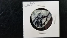AC/DC - ANGUS & MALCOLM YOUNG HAND SIGNED 2003 TOUR CONCERT GUITAR PICK
