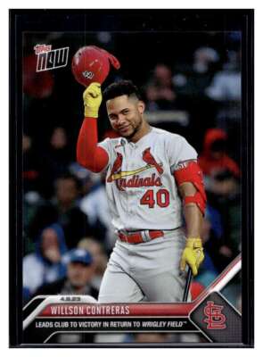 2023 Topps Now #255 Willson Contreras Base Card (Qty)