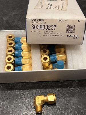 SWAGELOK B-6M0-2-2 6 MM OD X 1/8 ZOLL NPT AUSSENGEWINDE MESSING KOMPRESSION X 11