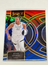 Kiah Stokes 2024 Panini Select WNBA Red/Blue/399 Premier Level #179 Aces