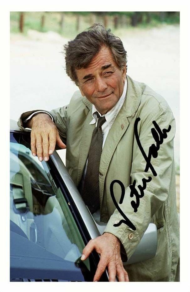 PETER FALK - COLUMBO AUTOGRAPH SIGNED PHOTO POSTER PRINT | eBay