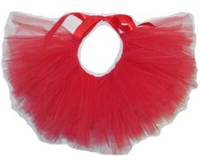 Handcrafted in Red Tulle Tutu for Medium Dogs