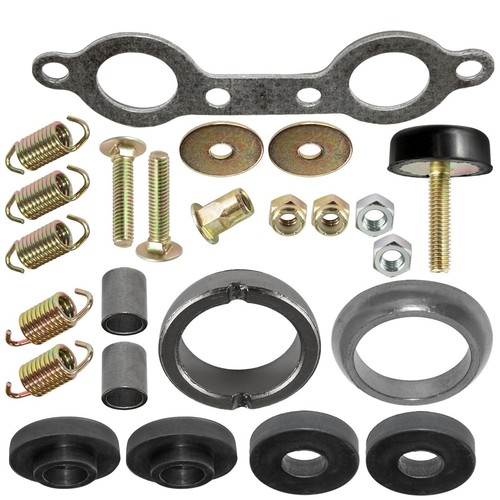Exhaust Muffler Gasket Kit For 2007 Polaris Sportsman 800 EFI ATV - 25-Piece Set, Includes All Pictured Parts 6 thumbnail image
