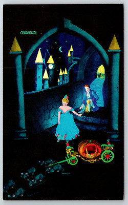 1956 Cinderella Fairyland Rock City Chattanooga Tennessee Vintage Postcard