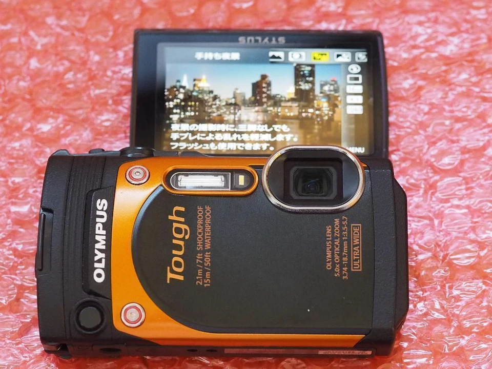 Olympus Digital Camera Stylus Tg-860 Tough Orange Waterproof 15M TG-860ORG - Photo 1/1