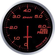 Defi-link Advance Bf Fuel Pressure Gauge Df10302 Amber Red Made In Japan Defi-link Advance Bf Fuel Pressure Gauge Df10302 Amber Red Made In Japan