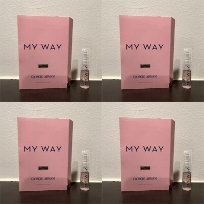 My Way Sample 4X My Way By Giorgio Armani Parfum Sample Fragrance Spray Vial 0.04oz 1 ...