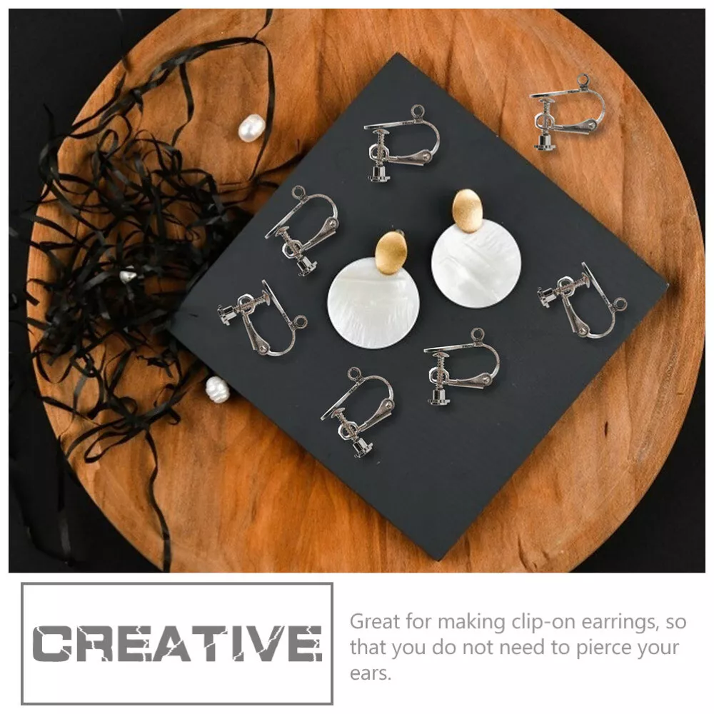 Clip on converters sales for dangle earrings