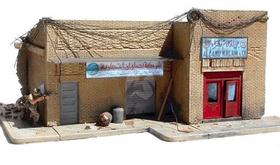 Dioramas Plus 1/35 ''Shorted Out'' Middle East / Iraq Building Front Section DP26