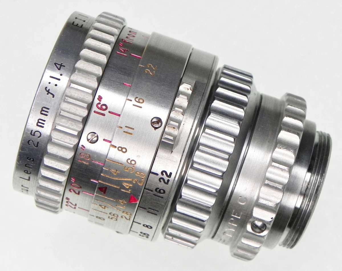 Kodak 25mm f1.4 Ektar S mount # EI1121.......... Minty w/Box