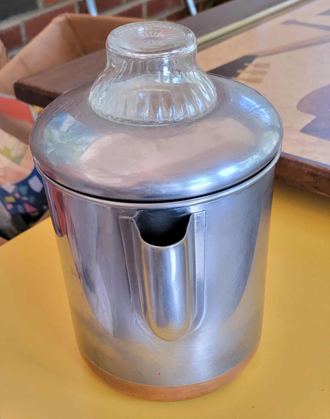 Revere Ware Copper Bottom 6 Cup Stove Top Percolator eBay