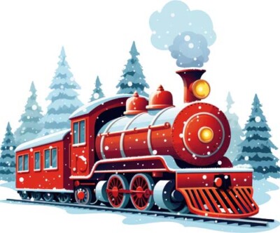 Weihnachten Schnee Zug Wandbild Schlafzimmer Fenster Dekor Vinyl Aufkleber Abziehbild 6 Größen