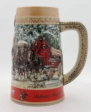 Beer Stein Anheuser-Busch Beer Mug #32 1987 Budweiser Collector C Series nice