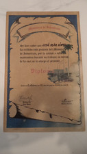 Cuban DIPLOMA Signed By Fidel Castro, Che Guevara 1962 MINISTERIO DE INDUSTRIAS