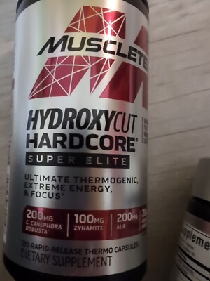 Muscletech Hydroxycut Hardcore, Super Elite 120 Rapid-Release Weight Loss Pills 