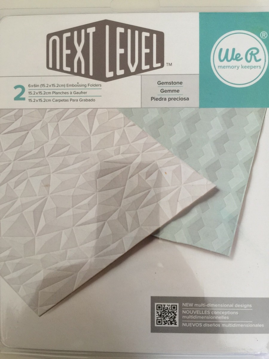 A2 Card Size Embossing We R Memory Keepers Next Level Woven Embossing ...