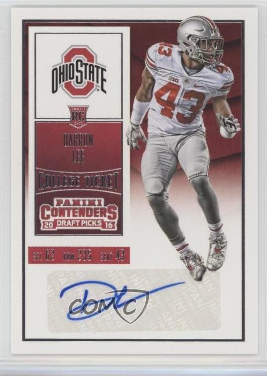 Darron Lee Panini Contenders Draft Picks #178 Autograph-Playoff Ticket