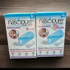 Nasopure Nasal Wash,Little Squirt Kit,The Nicer Neti Pot”Sinus Wash Kit Ex/10/27