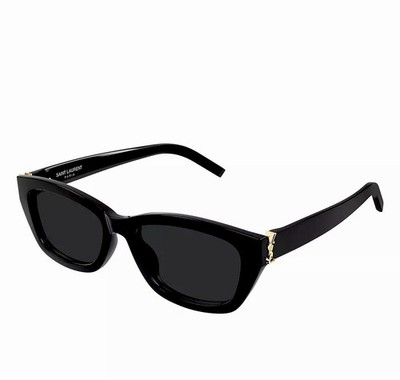 Saint Laurent YSL M127/F Women's Cat Eye sunglasses Black & Gold fashion summer