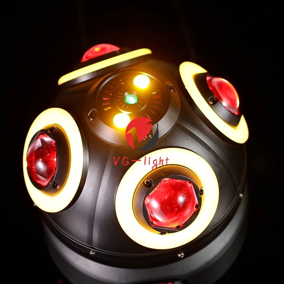 4 Eye RGBW DMX Beam Laser LED Moving Head Effect Light With Strip for Dj Disco - Image 3 of 4