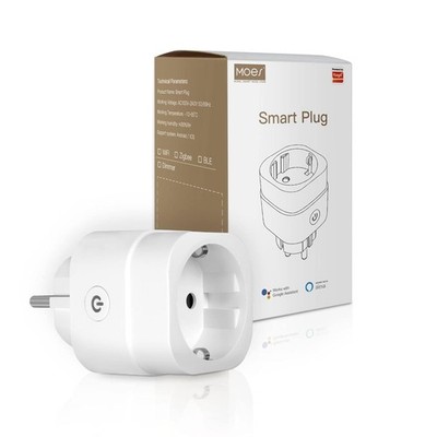 MOES Smart Dimmer Steckdose,2.4GHz Wlan Steckdose zur Dimmbare LEDs,Halogen und
