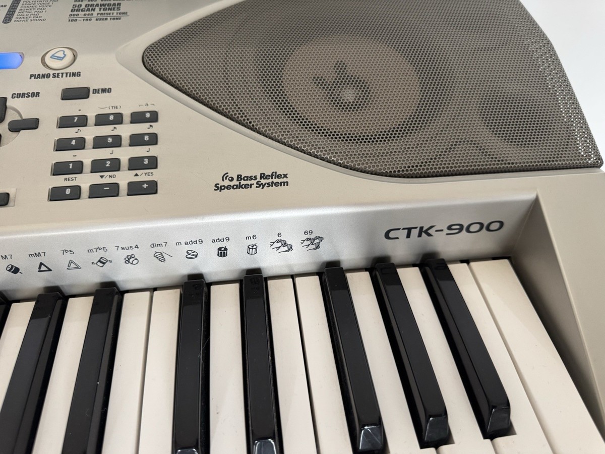 CASIO CTK-900 61 Key Keyboard / Synthesizer Rare Used with DSP