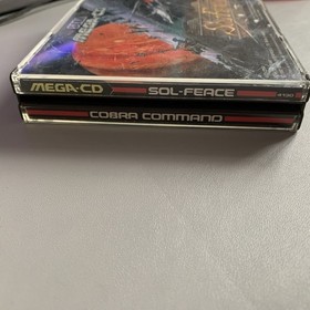 Sol-Feace & Cobra Command Double Pack Sega Mega CD | PAL | 1992 | CIB