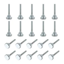 M3 x 20mm 20Pcs Knurled Thumb Screws with Shoulder Grip Knobs for TV Monitor