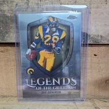 2025 Topps Chrome Eric Dickerson Legends of the Gridiron Refractor Rams