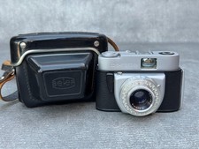 VINTAGE BEIR BEIRETTE 35 MM FILM CAMERA  CASE E LUDWIG MERITAR EAST GERMANY
