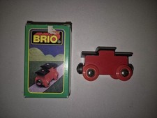 Wooden Vintage Brio Red Caboose 33590