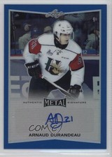 2015-16 Leaf Metal Blue Prismatic 10/25 Arnaud Durandeau #BA-AD2 Auto g6w