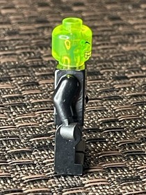 Lego Agents Villian DR. D ZASTER MINIFIG  w/Neon Green Minifigure Head -8969