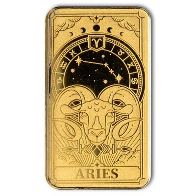 エルジー　赤口ゴールド　#200 90g 開封済 Solomon Islands 1/200 oz Gold Zodiac Ingot (Aries) | eBay