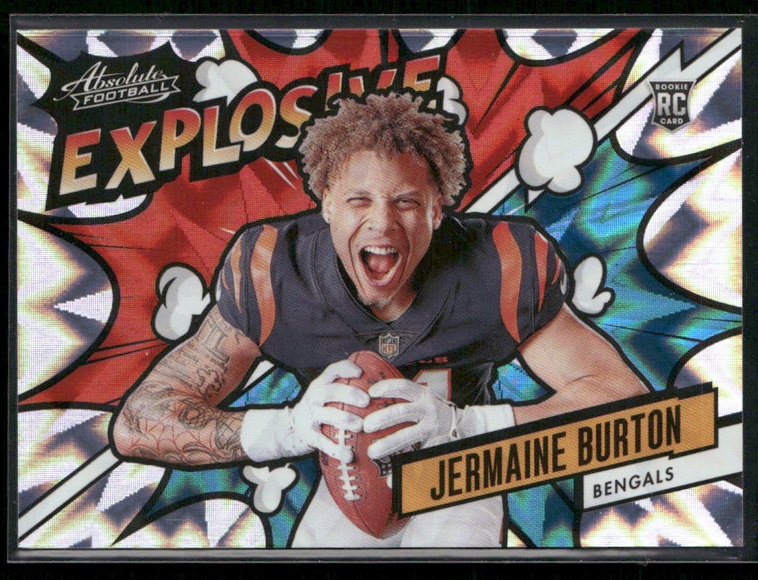 2024 Panini Absolute - Explosive Jermaine Burton #EX-JBN (RC)
